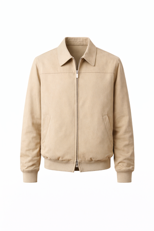 Harrison Suede Bomber Jacket