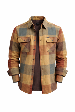 ZURICH OVERSHIRT — Wool-Blend Shirt Jacket with Dual Chest Pockets