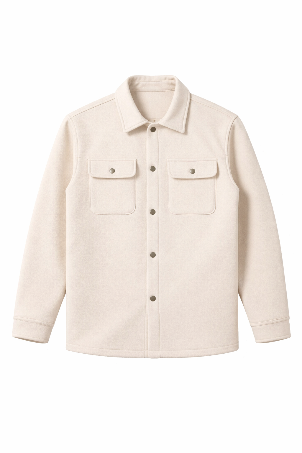 ZURICH OVERSHIRT — Wool-Blend Shirt Jacket with Dual Chest Pockets