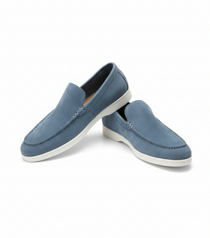 FLORENCE LOAFER — Casual Slip-On Driver with Contrast Stitching