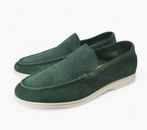 FLORENCE LOAFER — Casual Slip-On Driver with Contrast Stitching
