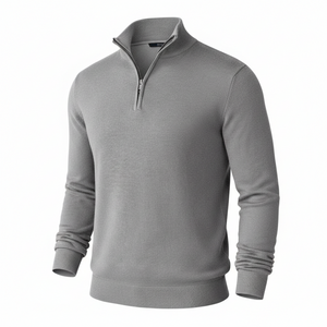 OXFORD HALF-ZIP — Lightweight Knit Pullover with Quarter-Zip
