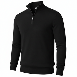 OXFORD HALF-ZIP — Lightweight Knit Pullover with Quarter-Zip
