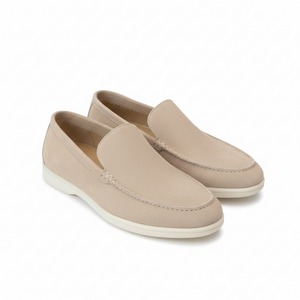 FLORENCE LOAFER — Casual Slip-On Driver with Contrast Stitching