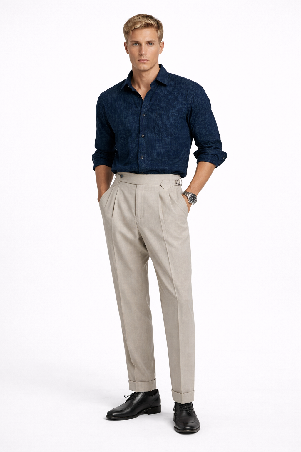 Paris Buckle Dress Trousers