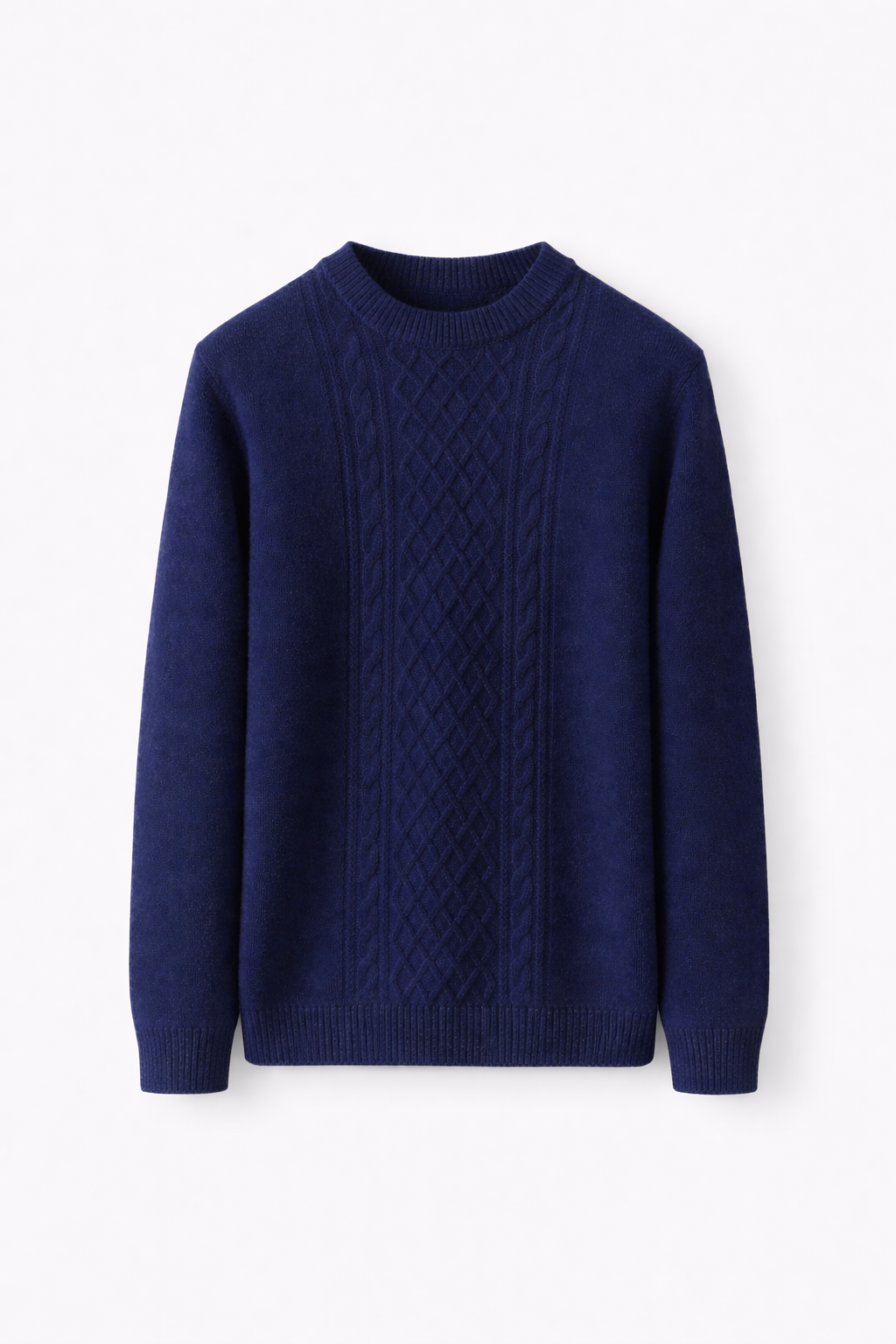 DUBLIN CABLE KNIT — Thickened Cable-Knit Crewneck Sweater
