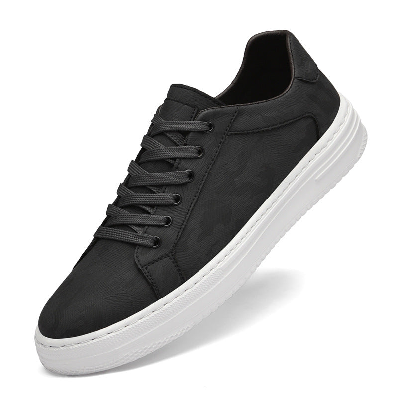 BASEL SNEAKER — Low-Top Canvas Vulcanized Sneaker with Microfiber Upper