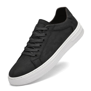 BASEL SNEAKER — Low-Top Canvas Vulcanized Sneaker with Microfiber Upper