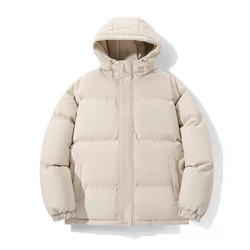 REYKJAVIK PUFFER — Oversized Hooded Down Jacket with Ribbed Cuffs