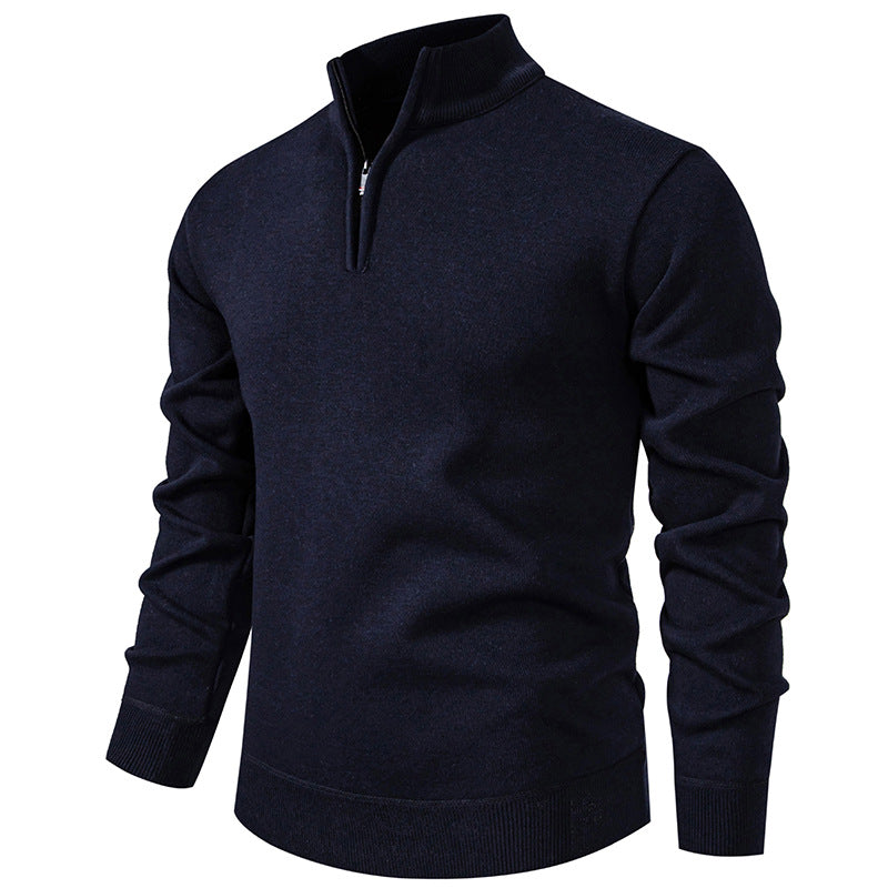 Half-Zip Knit Jumper