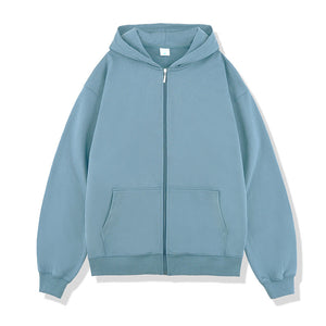 PORTLAND ZIP HOODIE — Heavyweight Terry Full-Zip Hoodie with Oversized Fit