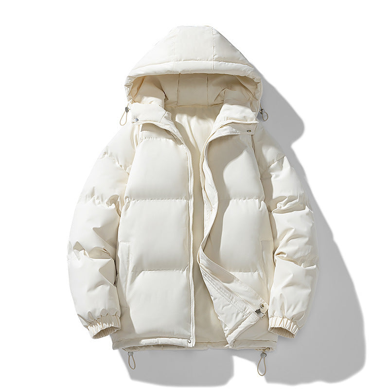 OSLO PUFFER — Oversized Hooded Down Jacket with Elastic Cuffs