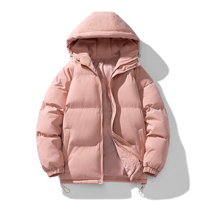 OSLO PUFFER — Oversized Hooded Down Jacket with Elastic Cuffs