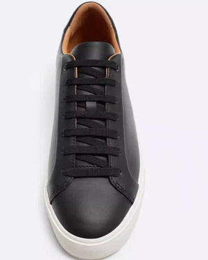 COPENHAGEN COURT — Premium Leather Low-Top Sneaker with Contrast Sole