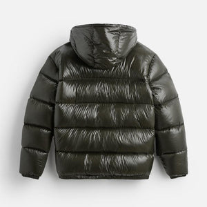 DALLAS VEST — Oversized Hooded Puffer Vest with Quilted Construction