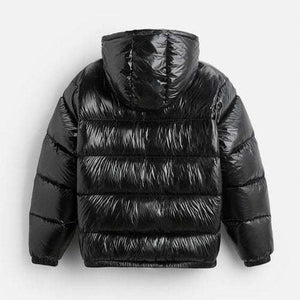 DALLAS VEST — Oversized Hooded Puffer Vest with Quilted Construction