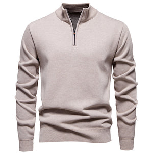 Half-Zip Knit Jumper