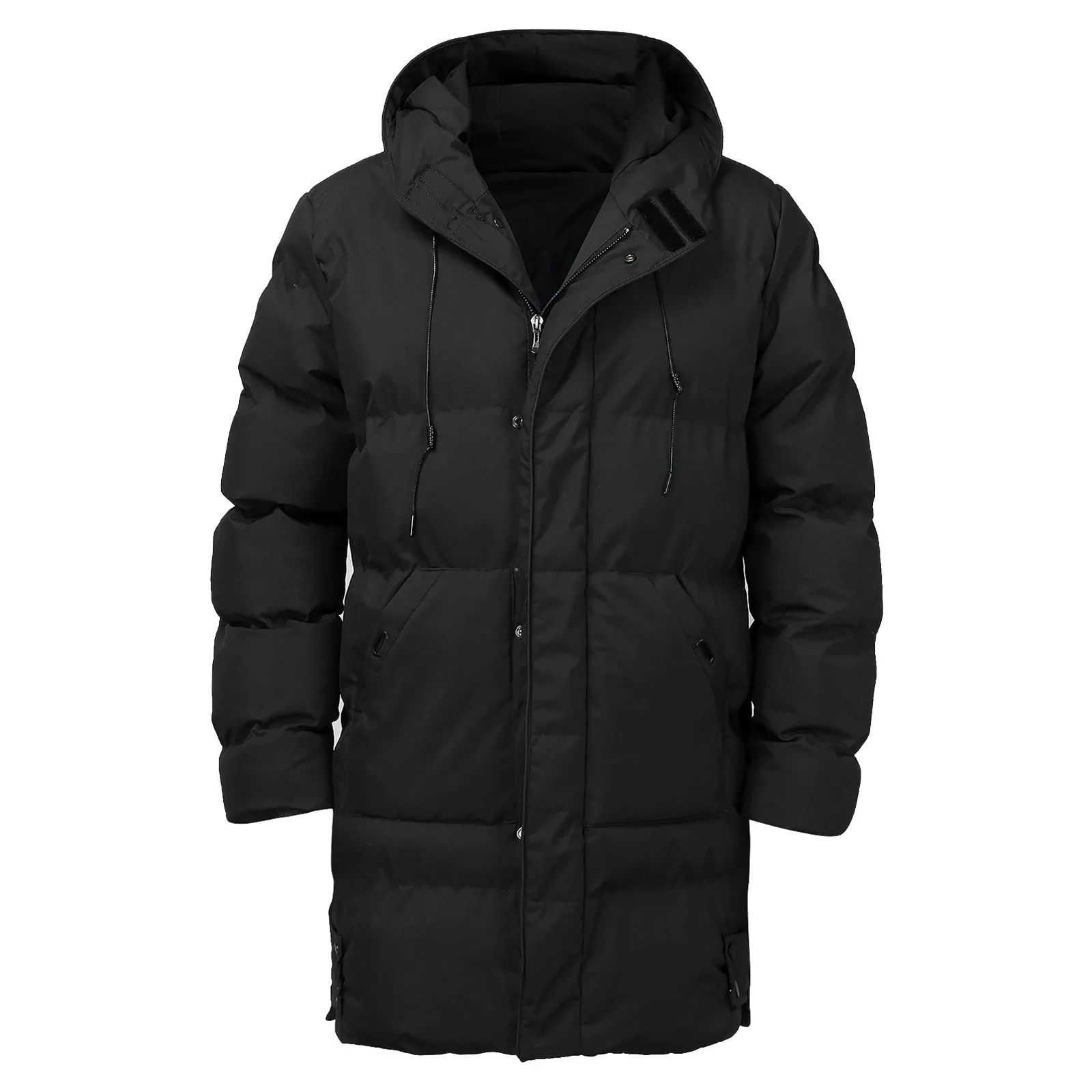 MONTREAL PARKA — Long Hooded Down Jacket with Multi-Pocket Design