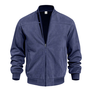DUBLIN SUEDE — Zip-Up Suede Casual Jacket