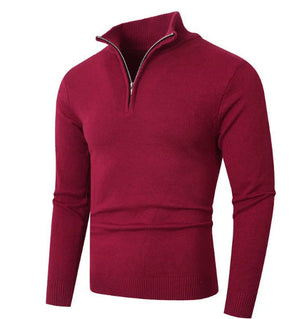 OXFORD HALF-ZIP — Lightweight Knit Pullover with Quarter-Zip
